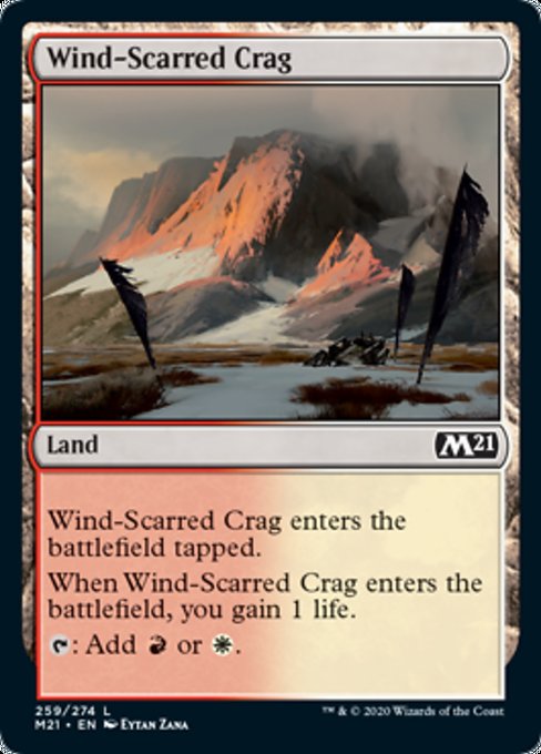 Wind-Scarred Crag [Core Set 2021] - Evolution TCG