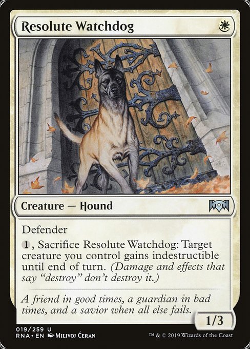 Resolute Watchdog [Ravnica Allegiance] - Evolution TCG