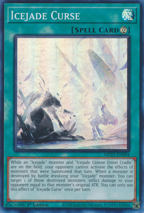 Icejade Curse [MP23-EN094] Super Rare - Evolution TCG