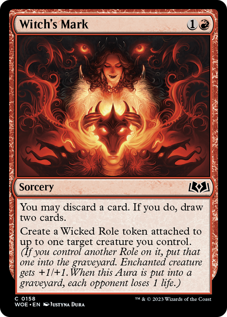 Witch's Mark [Wilds of Eldraine] - Evolution TCG