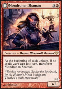 Mondronen Shaman // Tovolar's Magehunter [Dark Ascension] - Evolution TCG