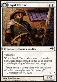 Loyal Cathar // Unhallowed Cathar [Dark Ascension] - Evolution TCG