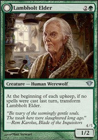 Lambholt Elder // Silverpelt Werewolf [Dark Ascension] - Evolution TCG