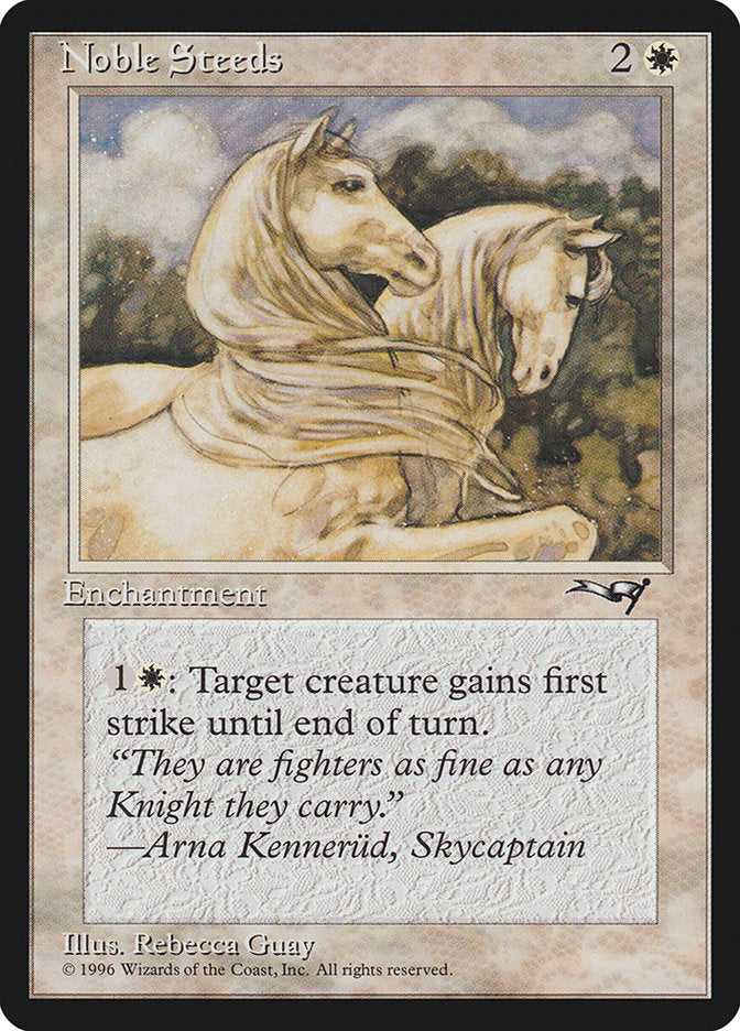 Noble Steeds (Leg Raised) [Alliances] - Evolution TCG