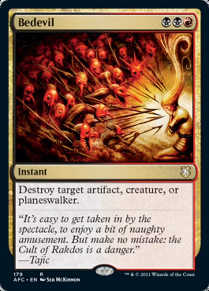 Bedevil [Dungeons & Dragons: Adventures in the Forgotten Realms Commander] - Evolution TCG