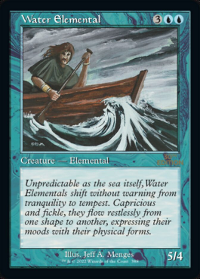 Water Elemental (Retro) [30th Anniversary Edition] - Evolution TCG