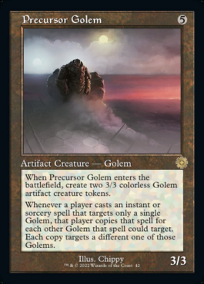 Precursor Golem (Retro) [The Brothers' War Retro Artifacts] - Evolution TCG