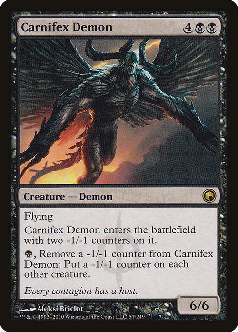 Carnifex Demon [Scars of Mirrodin] - Evolution TCG