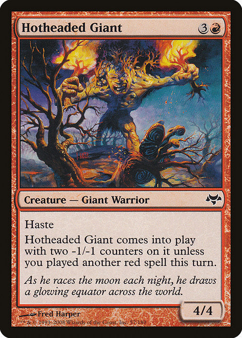 Hotheaded Giant [Eventide] - Evolution TCG