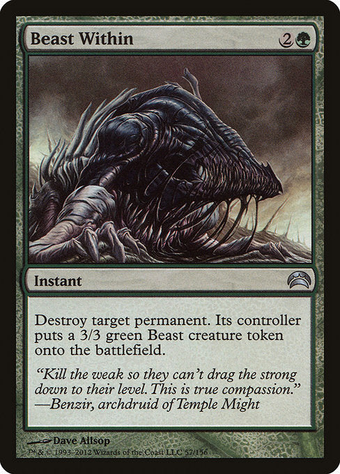 Beast Within [Planechase 2012] - Evolution TCG