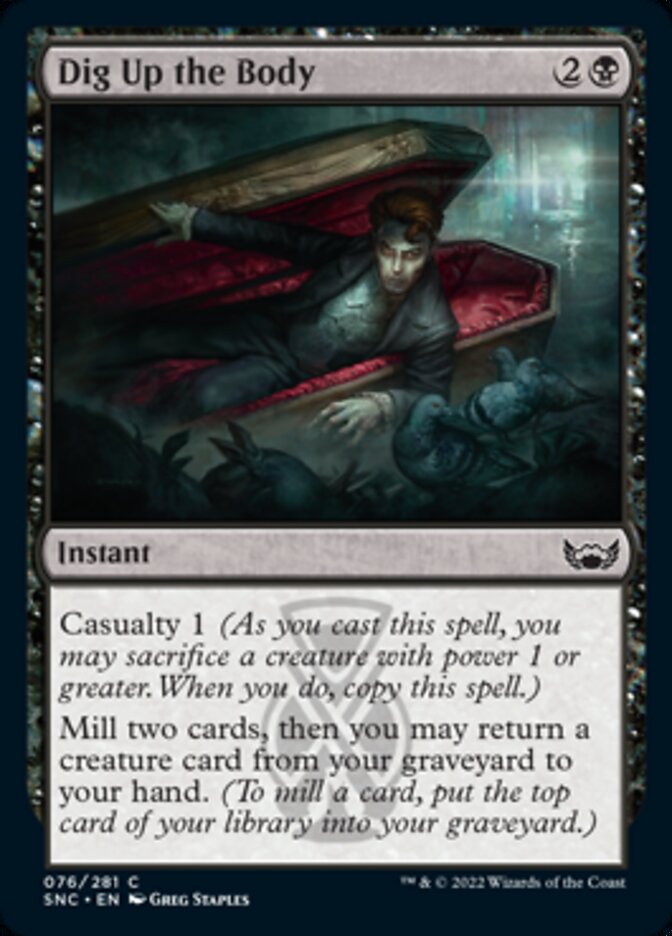 Dig Up the Body [Streets of New Capenna] - Evolution TCG