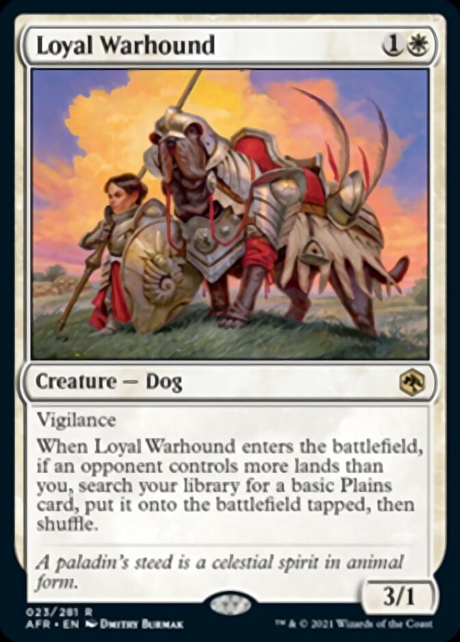 Loyal Warhound [Dungeons & Dragons: Adventures in the Forgotten Realms] - Evolution TCG