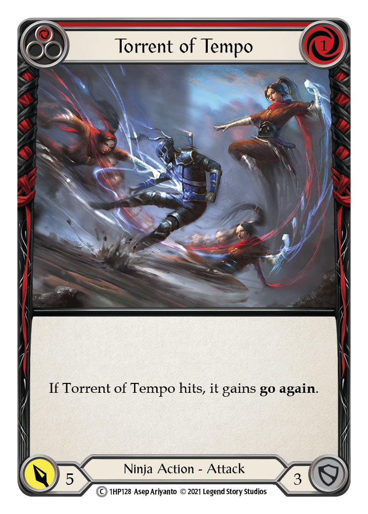 Torrent of Tempo (Red) [1HP128] (History Pack 1) - Evolution TCG