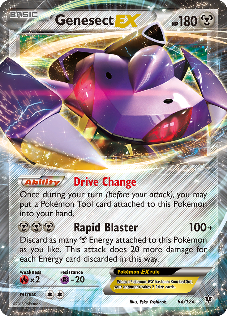 Genesect EX (64/124) [XY: Fates Collide] - Evolution TCG