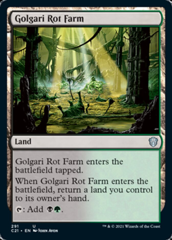 Golgari Rot Farm [Commander 2021] - Evolution TCG