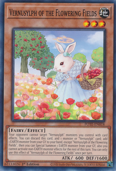 Vernusylph of the Flowering Fields [POTE-EN018] Common - Evolution TCG
