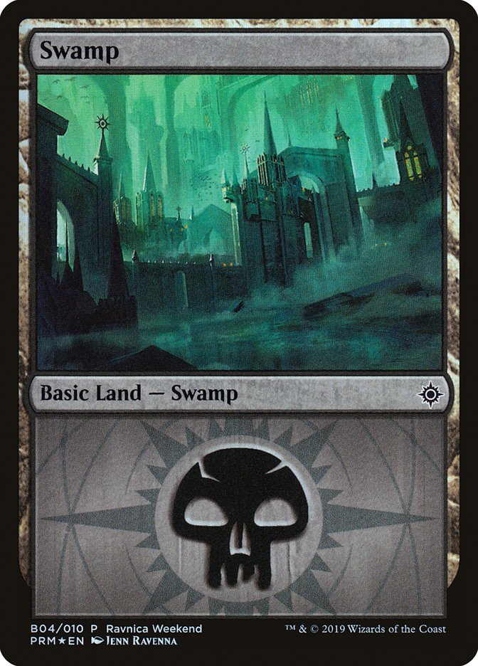 Swamp (B04) [Ravnica Allegiance Guild Kit] - Evolution TCG