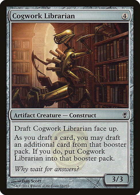 Cogwork Librarian [Conspiracy] - Evolution TCG