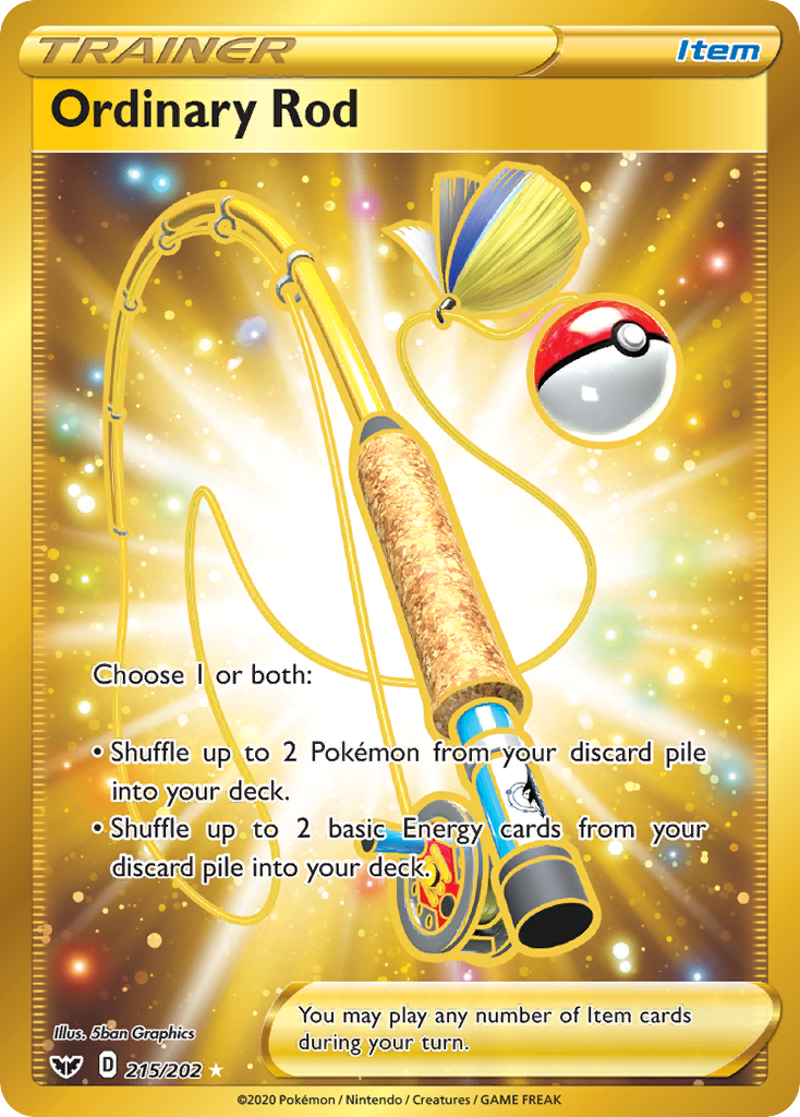 Ordinary Rod (215/202) [Sword & Shield: Base Set] - Evolution TCG