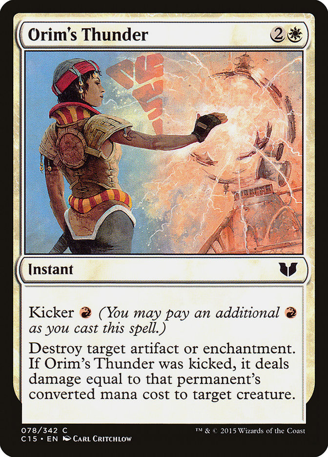 Orim's Thunder [Commander 2015] - Evolution TCG