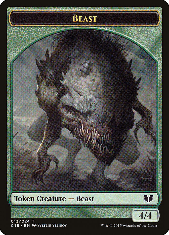 Beast Token [Commander 2015 Tokens] - Evolution TCG