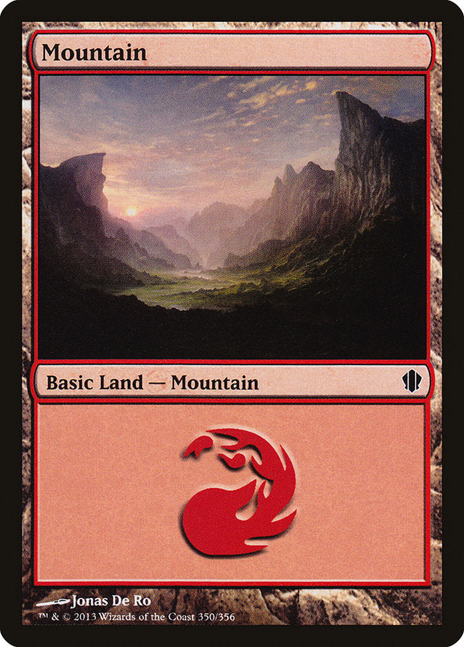 Mountain (350) [Commander 2013] - Evolution TCG | Evolution TCG