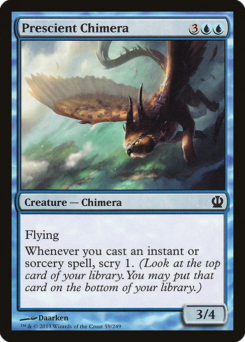 Prescient Chimera [Theros] - Evolution TCG