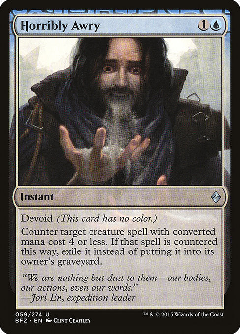 Horribly Awry [Battle for Zendikar] - Evolution TCG