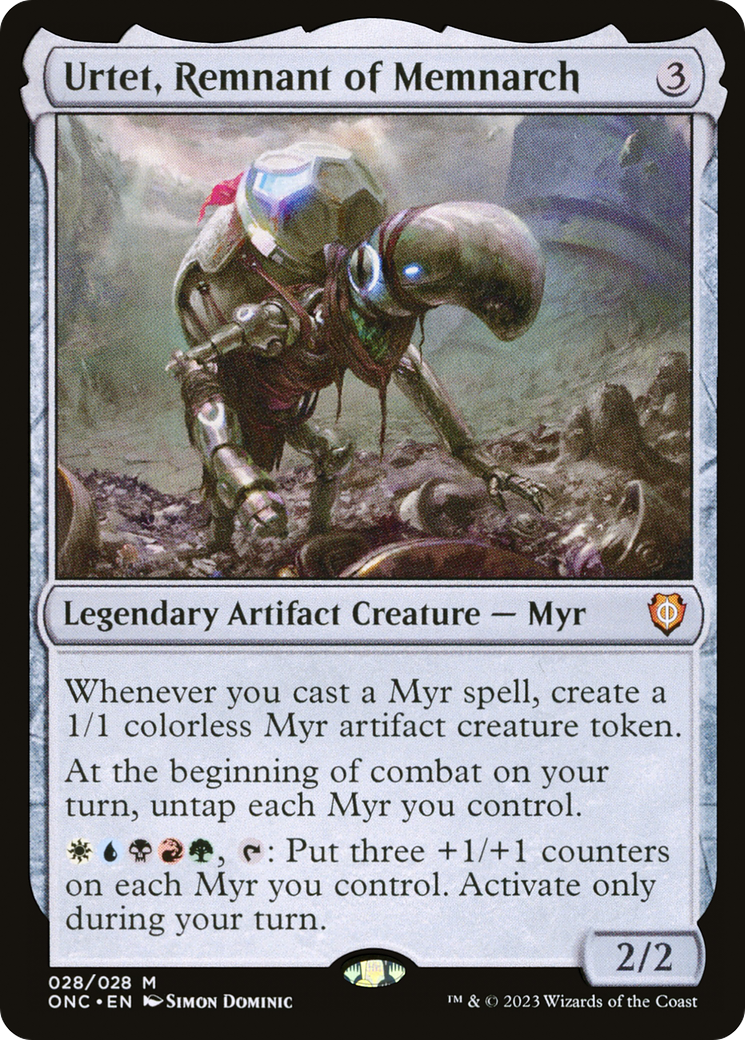 Urtet, Remnant of Memnarch [Phyrexia: All Will Be One Commander] - Evolution TCG