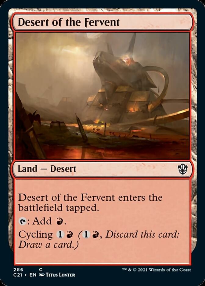 Desert of the Fervent [Commander 2021] - Evolution TCG