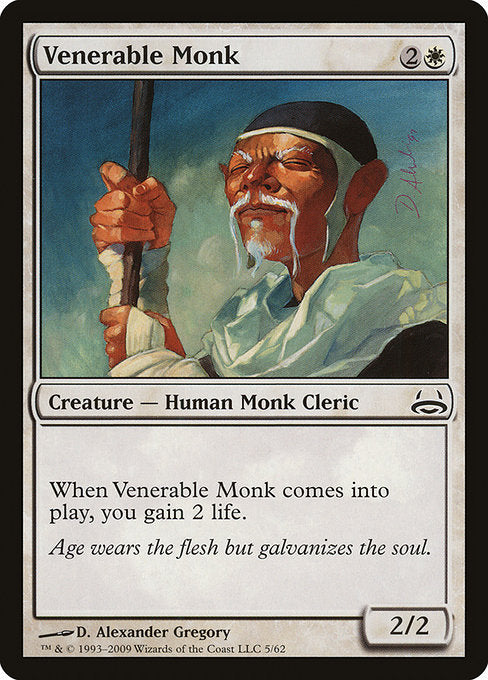 Venerable Monk [Duel Decks: Divine vs. Demonic] - Evolution TCG