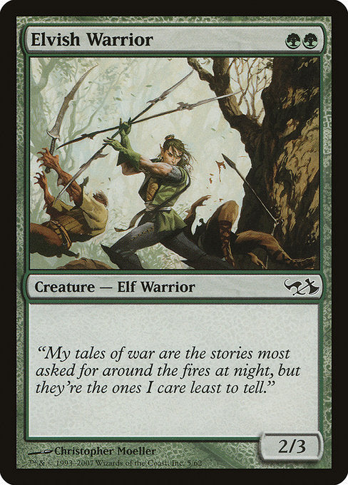 Elvish Warrior [Duel Decks: Elves vs. Goblins] - Evolution TCG