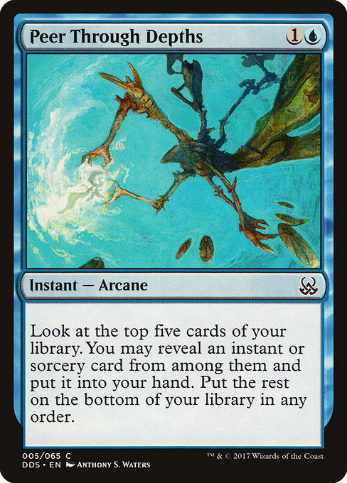 Peer Through Depths [Duel Decks: Mind vs. Might] - Evolution TCG
