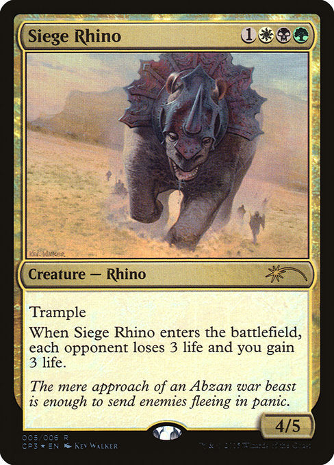 Siege Rhino [Magic Origins Clash Pack] - Evolution TCG