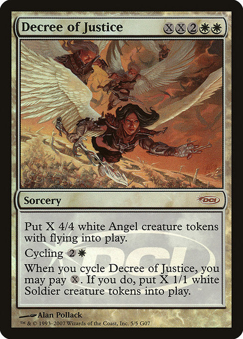 Decree of Justice [Judge Gift Cards 2007] - Evolution TCG