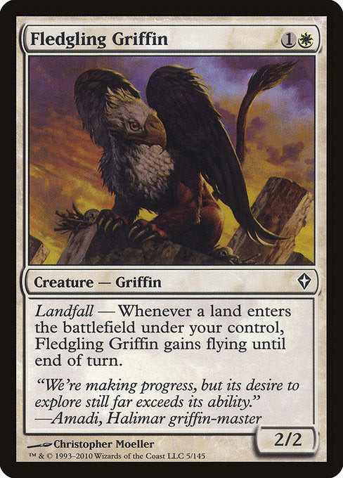 Fledgling Griffin [Worldwake] - Evolution TCG