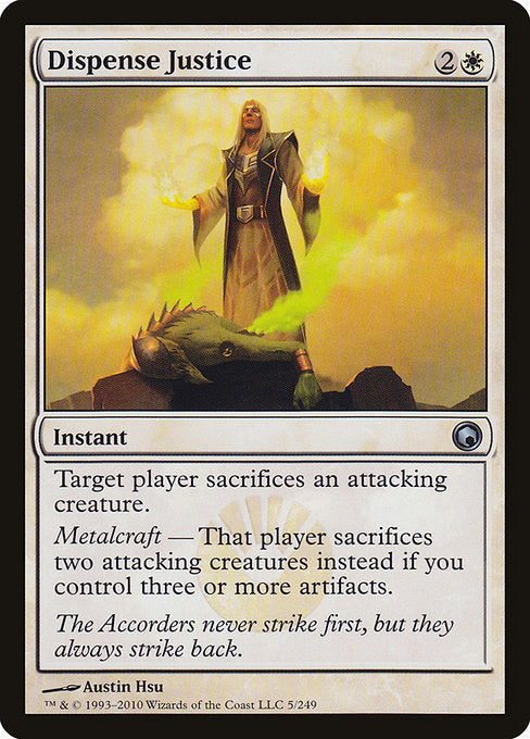 Dispense Justice [Scars of Mirrodin] - Evolution TCG