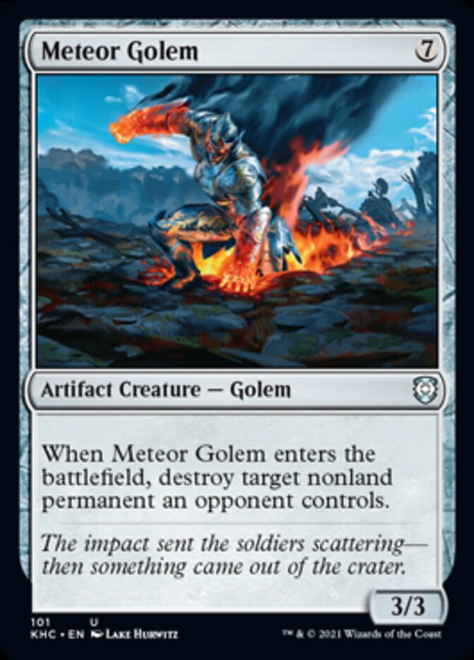 Meteor Golem [Kaldheim Commander] - Evolution TCG