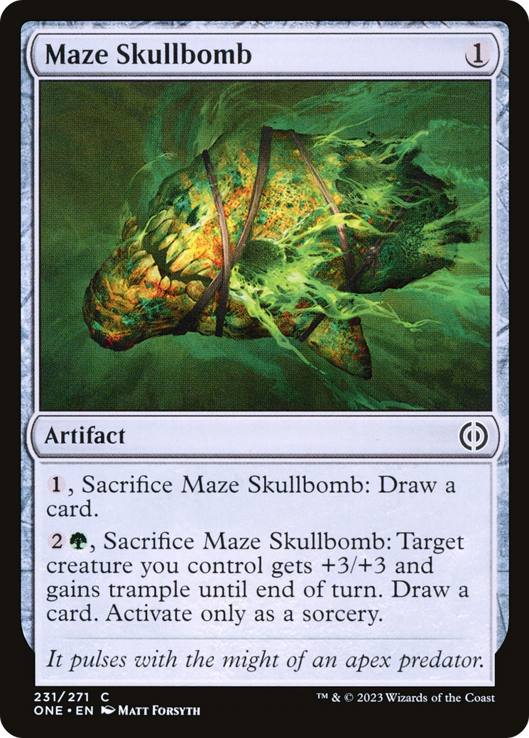 Maze Skullbomb [Phyrexia: All Will Be One] - Evolution TCG