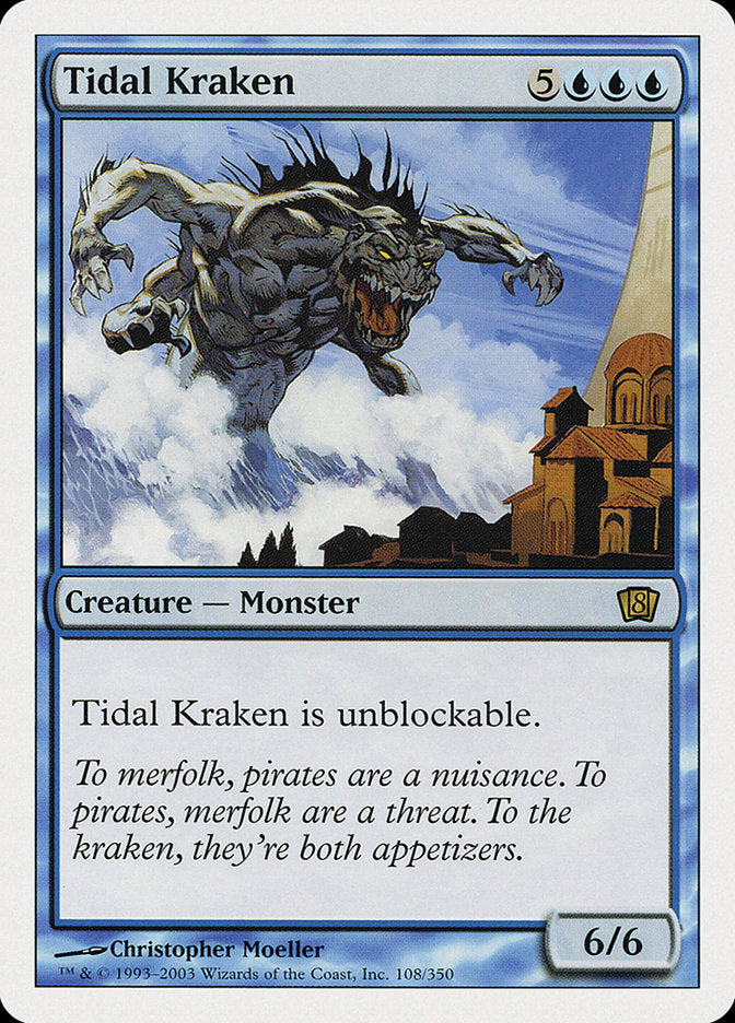 Tidal Kraken [Eighth Edition] - Evolution TCG