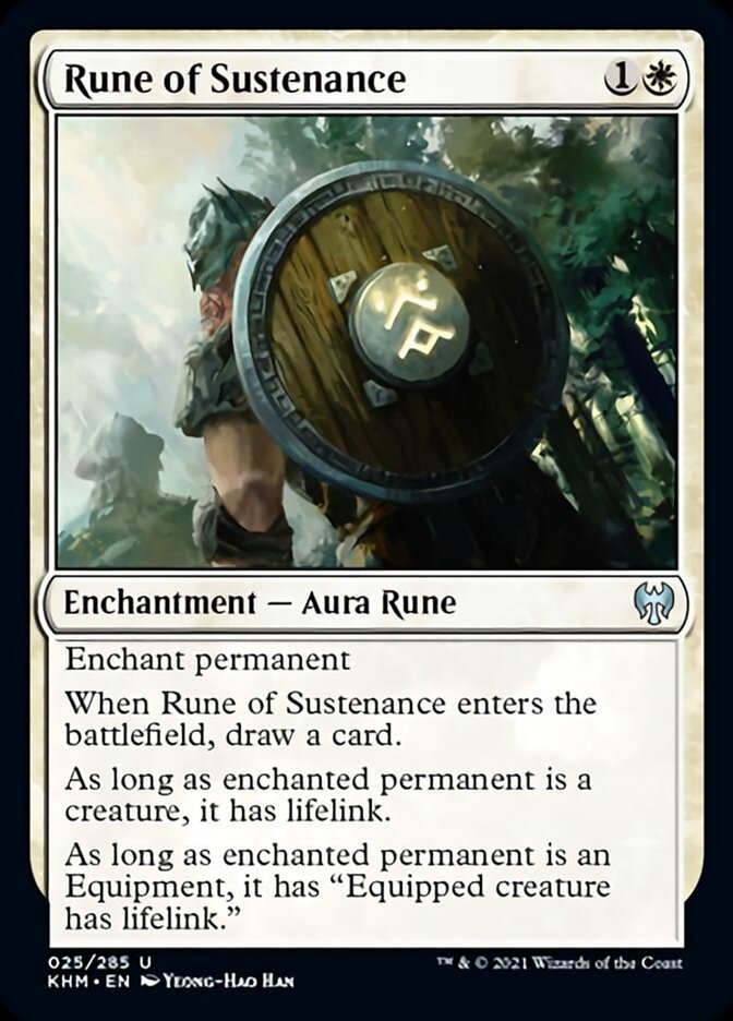 Rune of Sustenance [Kaldheim] - Evolution TCG