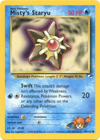 Misty's Staryu (90/132) [Gym Heroes Unlimited] - Evolution TCG