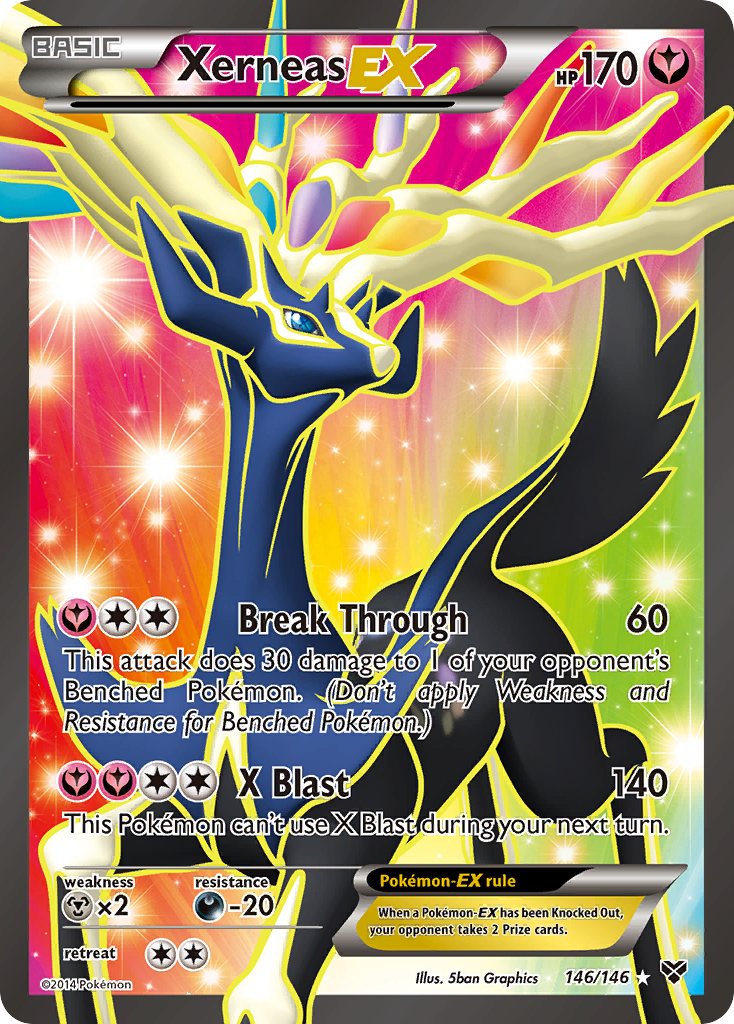 Xerneas EX (146/146) [XY: Base Set] - Evolution TCG