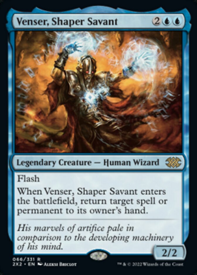 Venser, Shaper Savant [Double Masters 2022] - Evolution TCG