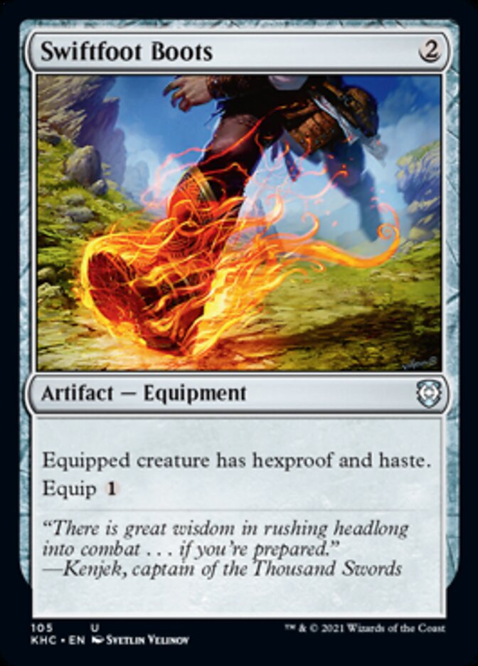 Swiftfoot Boots [Kaldheim Commander] - Evolution TCG