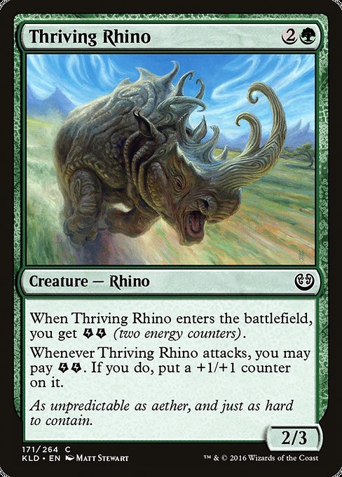 Thriving Rhino [Kaladesh] - Evolution TCG