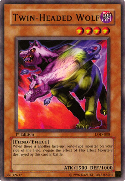Twin-Headed Wolf [LOD-008] Common - Evolution TCG