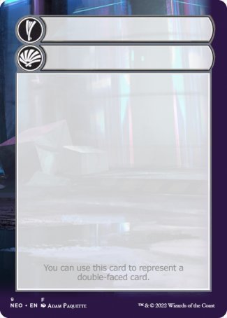 Helper Card (9/9) [Kamigawa: Neon Dynasty Tokens] - Evolution TCG