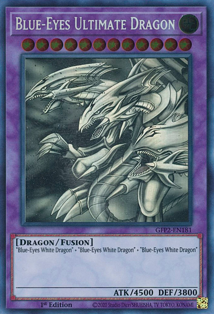 Blue-Eyes Ultimate Dragon [GFP2-EN181] Ghost Rare - Evolution TCG