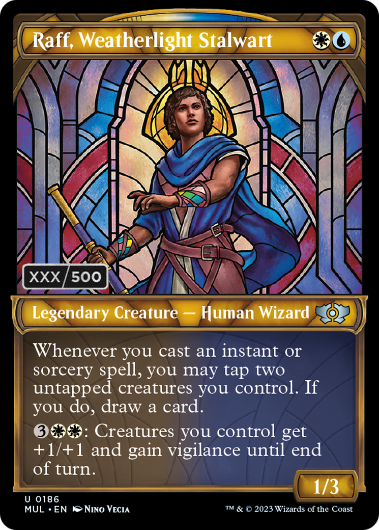 Raff, Weatherlight Stalwart (Serialized) [Multiverse Legends] - Evolution TCG